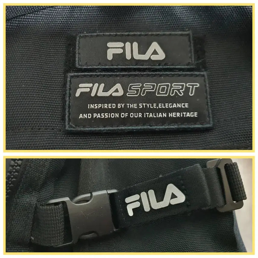[BUNJANG] 휠라 스포츠 FILA SPORT 블랙 백팩 / 휠라 스포츠 FILA SPORT 블랙 백팩