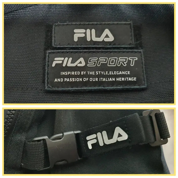 [BUNJANG] 휠라 스포츠 FILA SPORT 블랙 백팩 / 휠라 스포츠 FILA SPORT 블랙 백팩