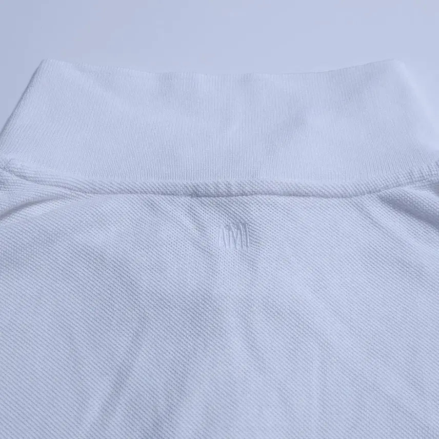 [SOLD OUT] 아미 스몰 하트 화이트 반팔 폴로티