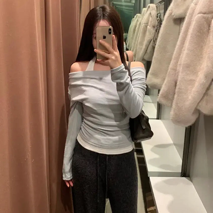 [BUNJANG] 티쉬 Lowell halter neck tee / 티쉬 Lowell halter neck tee