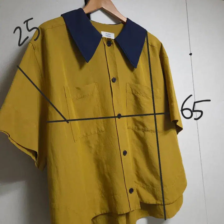 [SOLD OUT] 스튜디오톰보이 린넨 배색카라 셔츠