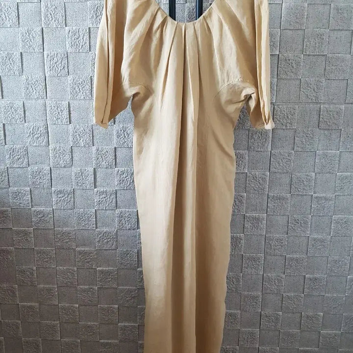 [SOLD OUT] no promise 브이넥 린넨 롱원피스