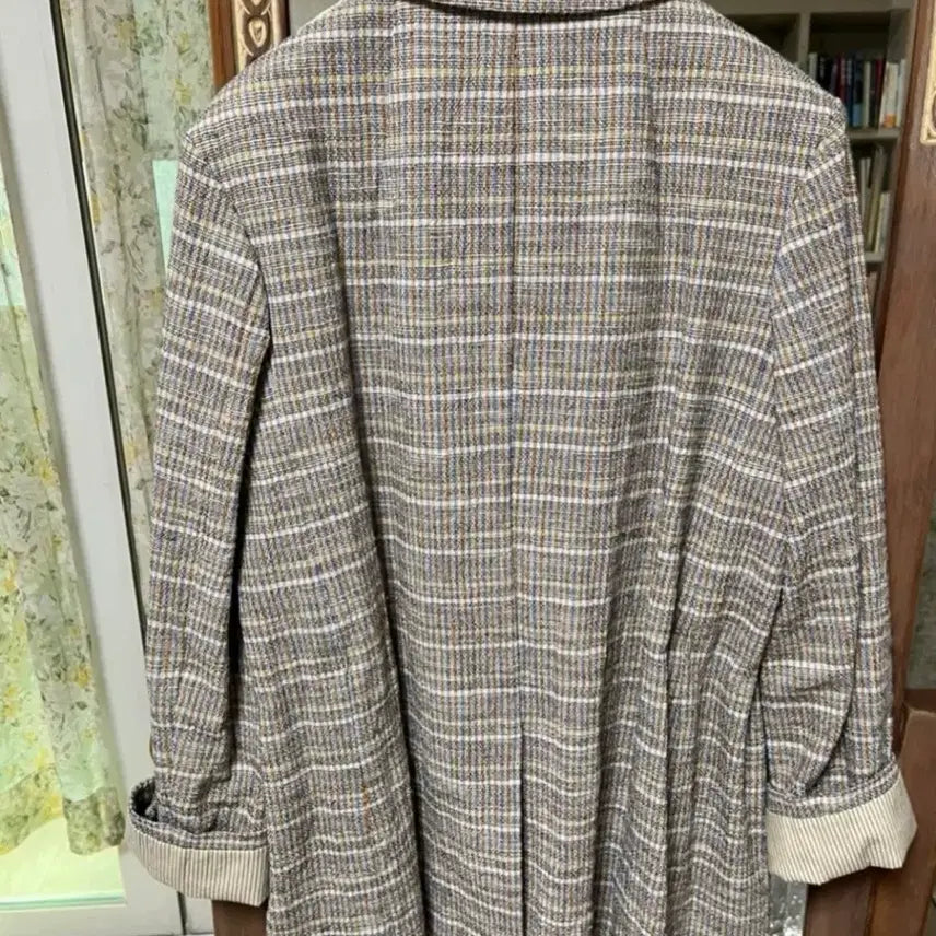 [BUNJANG] Mine 한섬 마인 썸머 체크 자켓_44사이즈 / Mine 한섬 마인 썸머 체크 자켓_44사이즈