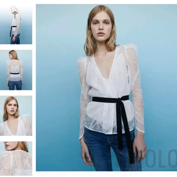 [SOLD OUT] 마쥬 maje 레이스 가디건