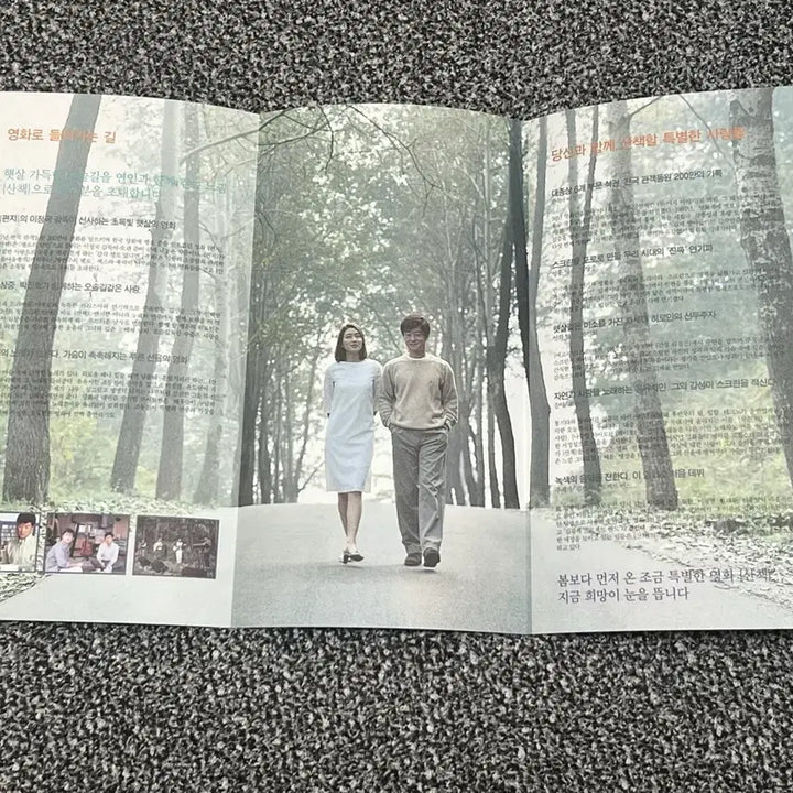 [BUNJANG] 산책 영화 전단지 (김상중, 박진희) / 산책 영화 전단지 (김상중, 박진희)