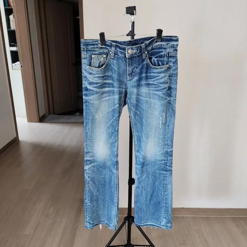 [BUNJANG] Distressed Denim 66 Jeans / 피어오브갓정품 디스트로이드 데님66