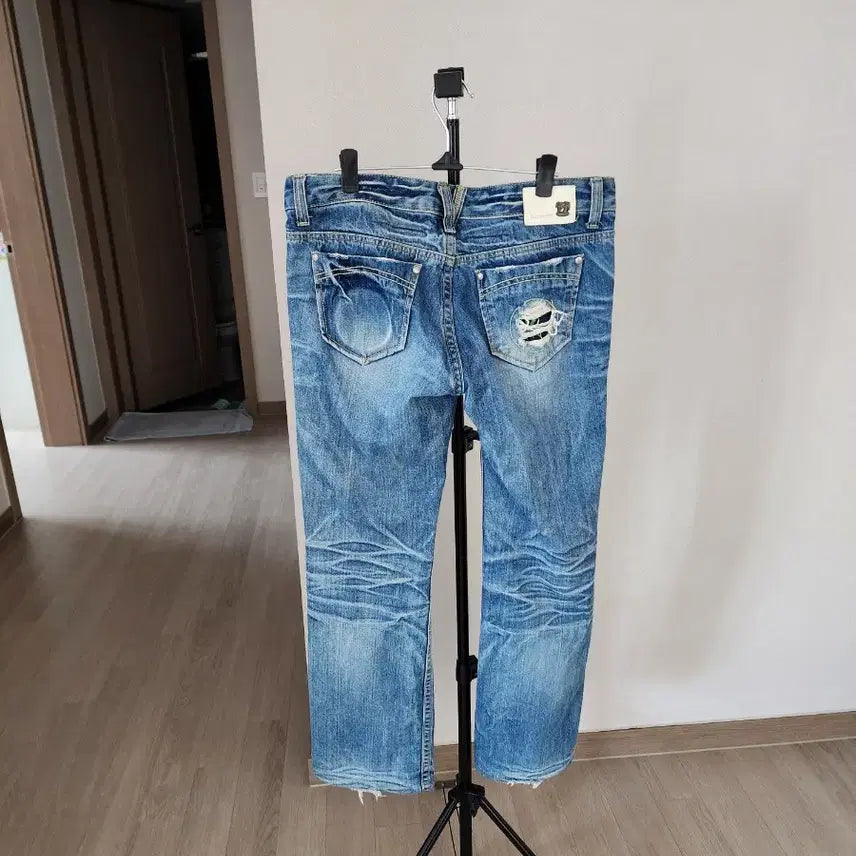 [BUNJANG] Distressed Denim 66 Jeans / 피어오브갓정품 디스트로이드 데님66