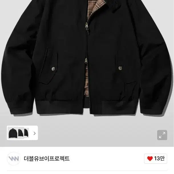 [BUNJANG] wv프로젝트 더프 헤링턴 자켓 블랙 XL 판매합니다 / wv프로젝트 더프 헤링턴 자켓 블랙 XL 판매합니다