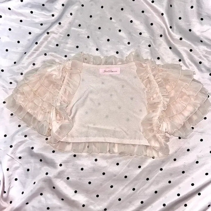 [SOLD OUT] 지저스디아망떼 쉬폰 레이스 볼레로 가디건 히메갸루라떼갸루고전판초큐롯