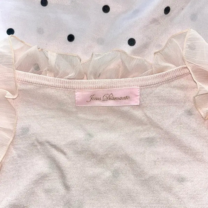 [SOLD OUT] 지저스디아망떼 쉬폰 레이스 볼레로 가디건 히메갸루라떼갸루고전판초큐롯