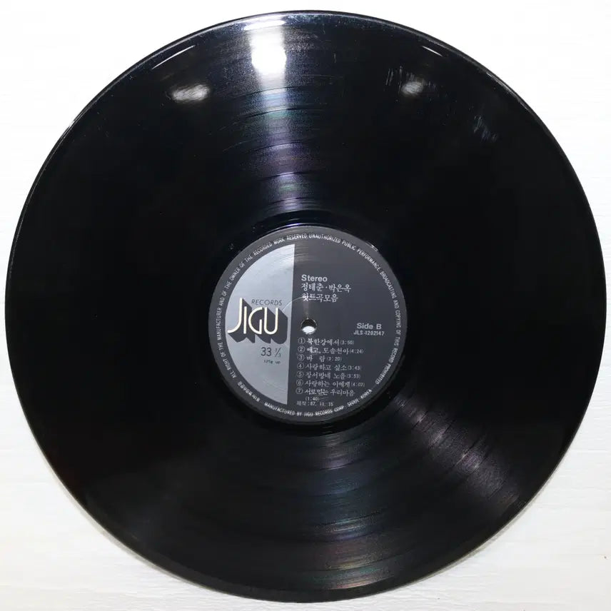 [BUNJANG] Jeong Tae-chun &amp; Park Eun-ok Hit Songs Collection LP / [NO.5233] 정태춘.박은옥 힛트곡 모음