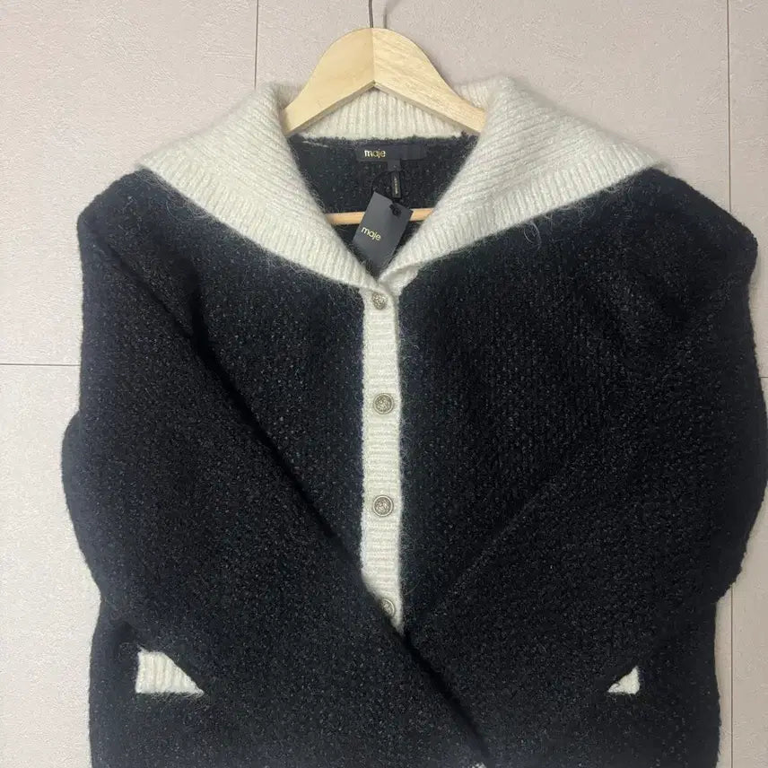[BUNJANG] Maje Sailor Tweed Cardigan / 마쥬 세일러 트위드 가디건 4사이즈