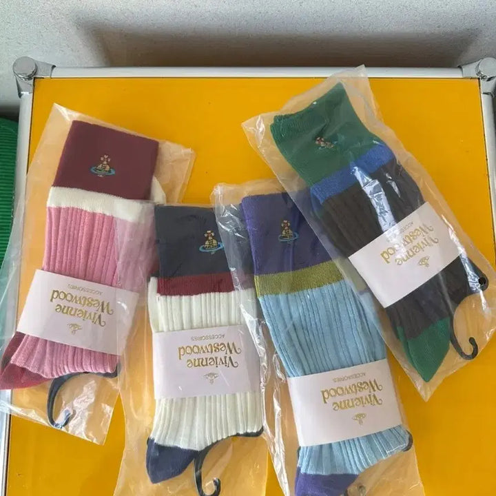 [BUNJANG] Vivienne Westwood Socks Set / 비비안웨스트우드양말4종세트