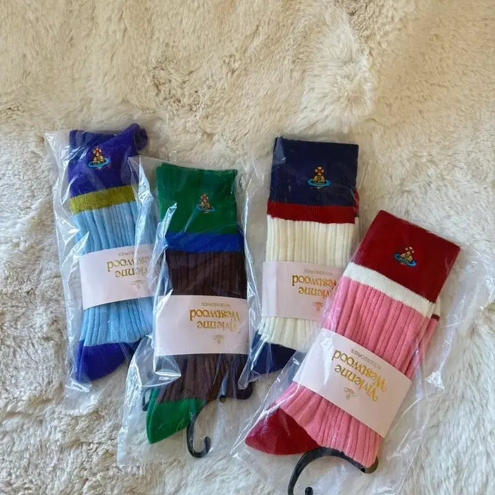[BUNJANG] Vivienne Westwood Socks Set / 비비안웨스트우드양말4종세트