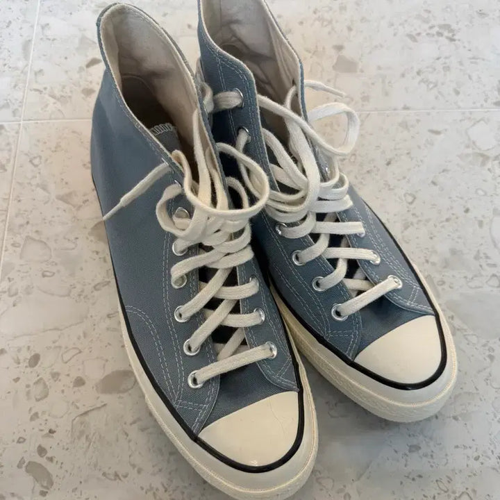 [BUNJANG] Converse Chuck 70 High Sky Blue Sneakers / 컨버스 척70하이 하늘색 280