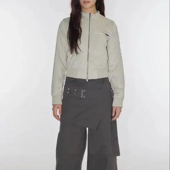 [SOLD OUT] Place Studio 스웨이드 하이넥 자켓