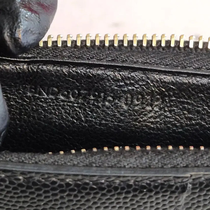 [BUNJANG] Saint Laurent Monogram Matelassé Quilted Card Wallet Black / [생로랑] 모노그램 마틀라세 퀼팅 카드지갑 블랙