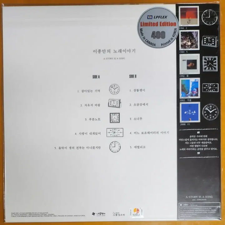 [BUNJANG] LP미개봉/이종만베스트-이종만의 노래이야기/400장한정반/친필싸인반 / LP미개봉/이종만베스트-이종만의 노래이야기/400장한정반/친필싸인반