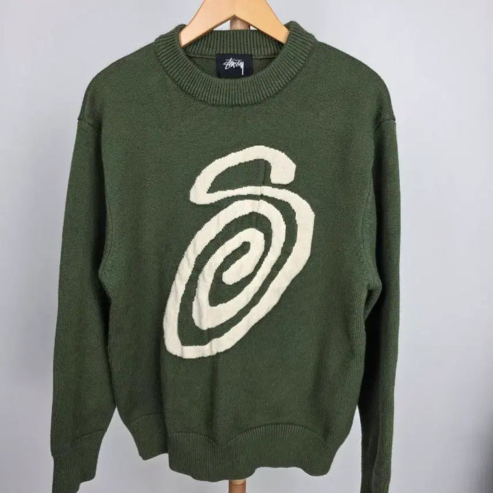 [SOLD OUT] 스투시 컬리 S  니트 스웨터  XL/ 상태 좋음