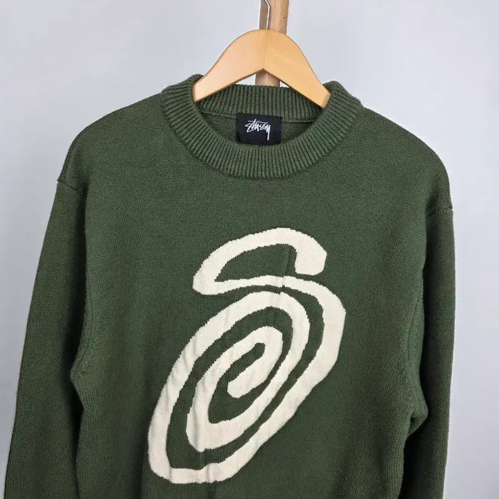 [SOLD OUT] 스투시 컬리 S  니트 스웨터  XL/ 상태 좋음