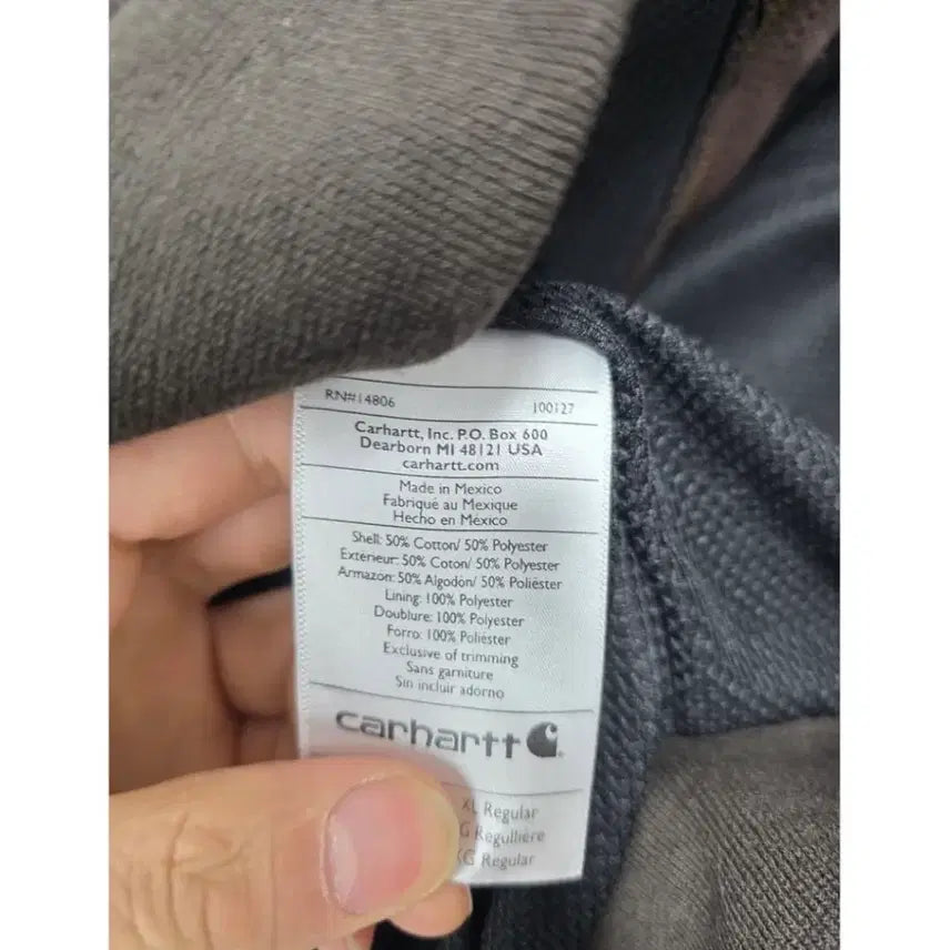 [BUNJANG] Carhartt Thermal Hooded Zip-up 2XL / 칼하트 써멀 후드집업 2xl