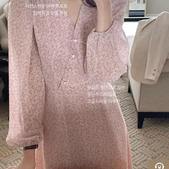 [SOLD OUT] 리얼코코 쉬폰 플라워롱원피스 쉬폰원피스