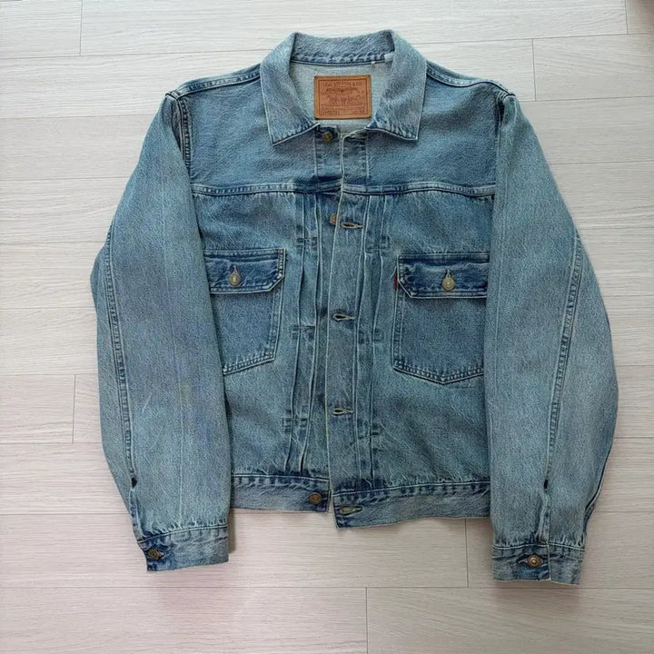 [BUNJANG] LVC Type 2 Second Generation Denim Jacket / Lvc 타입 2 2세대 데님 자켓 할리퀸 40(m) 사이즈