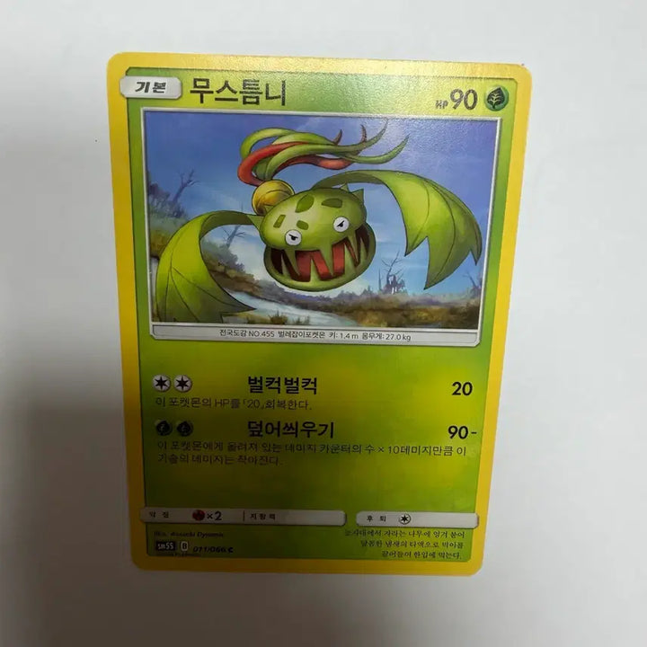 [BUNJANG] Mustemni Pokemon Card / 무스틈니 포켓몬카드