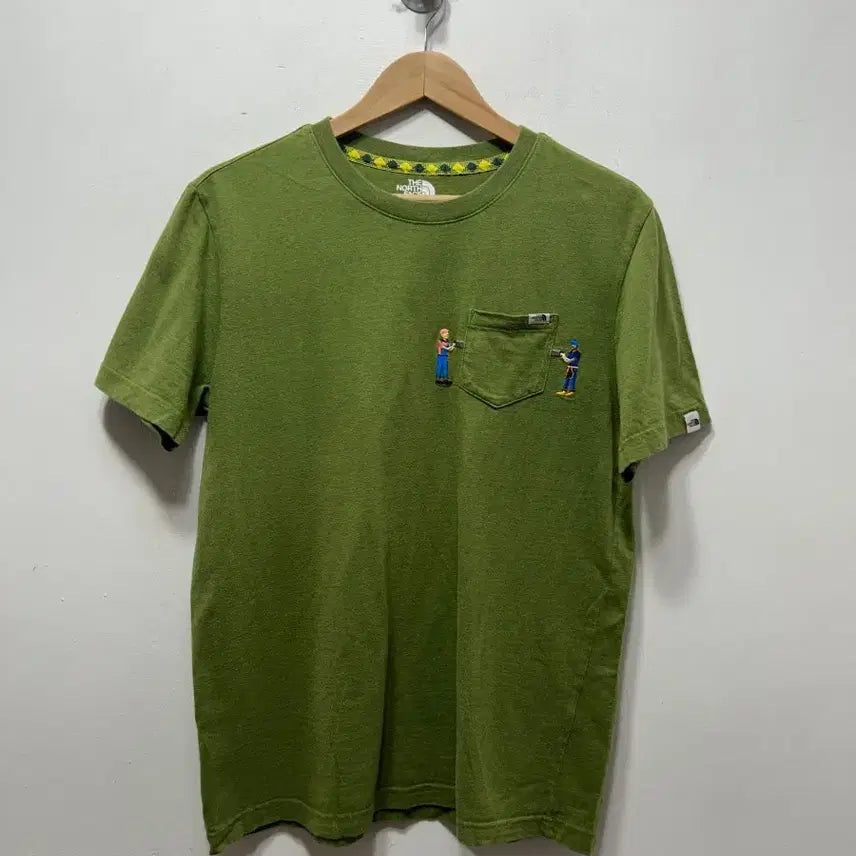 [SOLD OUT] 노스페이스 포켓 반팔티 올리브 그린 105사이즈