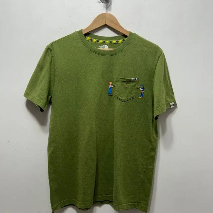 [SOLD OUT] 노스페이스 포켓 반팔티 올리브 그린 105사이즈