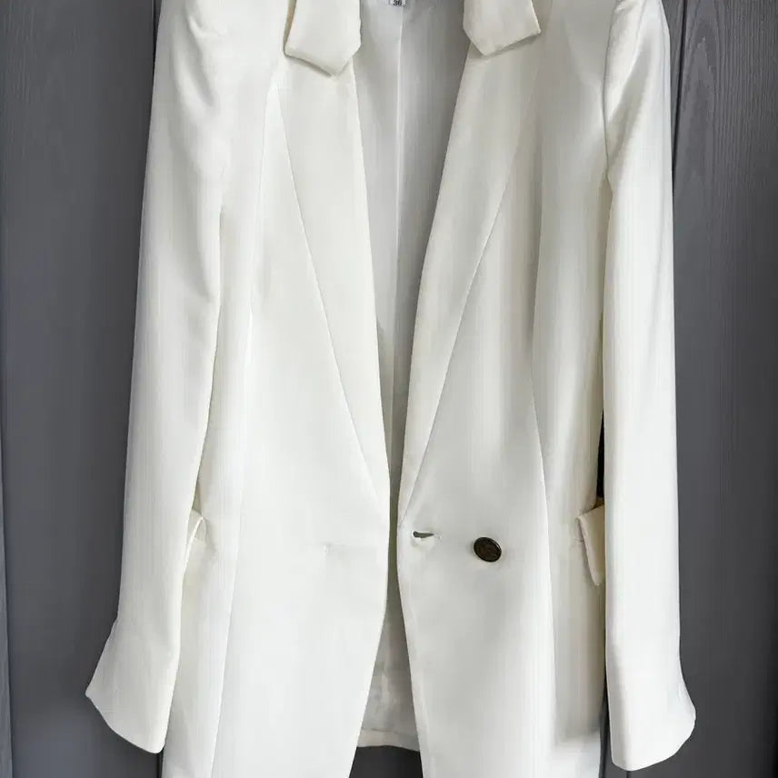 [BUNJANG] Custom White Jacket / 엣지 화이트 자켓 정장 자켓 커스텀 제작의류