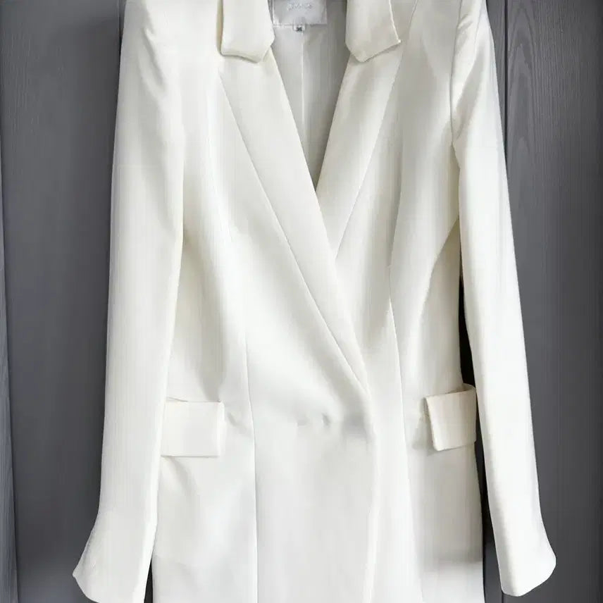 [BUNJANG] Custom White Jacket / 엣지 화이트 자켓 정장 자켓 커스텀 제작의류