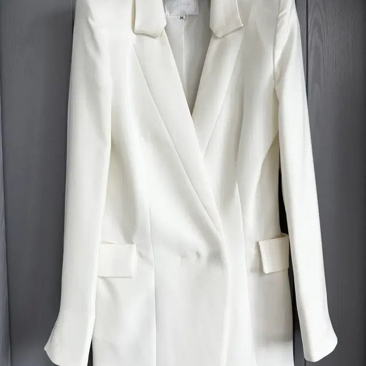 [BUNJANG] Custom White Jacket / 엣지 화이트 자켓 정장 자켓 커스텀 제작의류