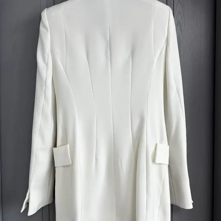 [BUNJANG] Custom White Jacket / 엣지 화이트 자켓 정장 자켓 커스텀 제작의류