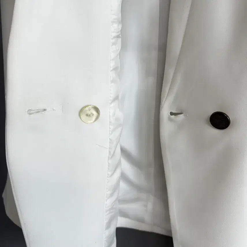 [BUNJANG] Custom White Jacket / 엣지 화이트 자켓 정장 자켓 커스텀 제작의류