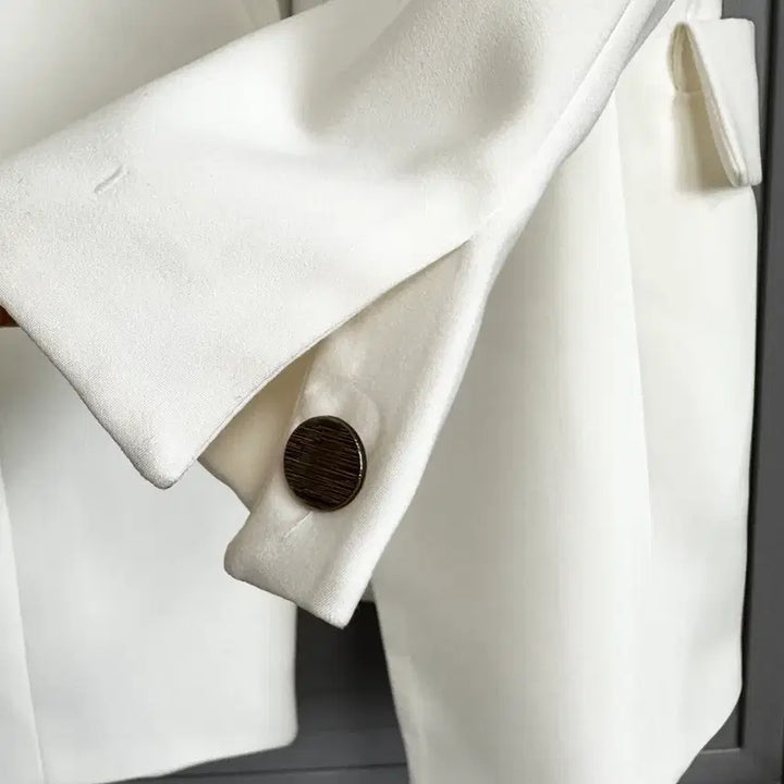 [BUNJANG] Custom White Jacket / 엣지 화이트 자켓 정장 자켓 커스텀 제작의류