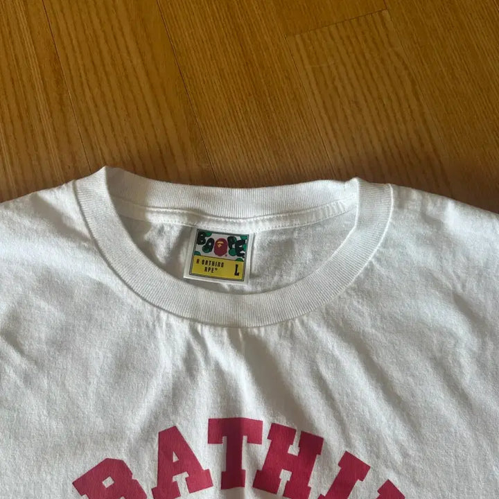 [SOLD OUT] BAPE 베이프 ABC 카모 티셔츠 화이트/핑크