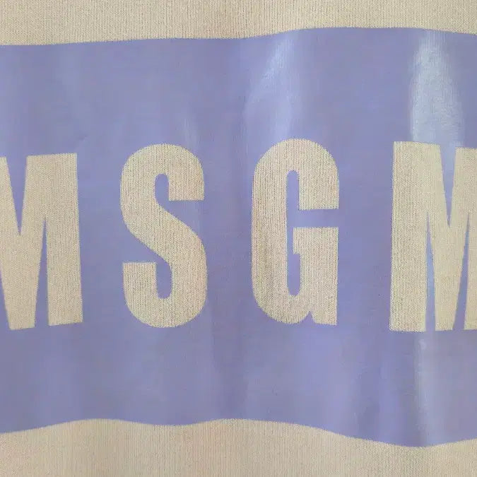 [BUNJANG] MSGM Box Logo Sweatshirt / [MSGM] 엠에스지엠 박스로고 맨투맨
