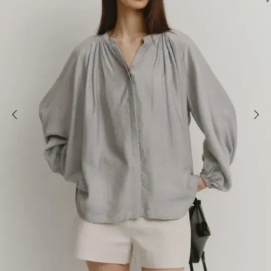 [SOLD OUT] [새상품] 시에 sie 아일리 셔링 블라우스