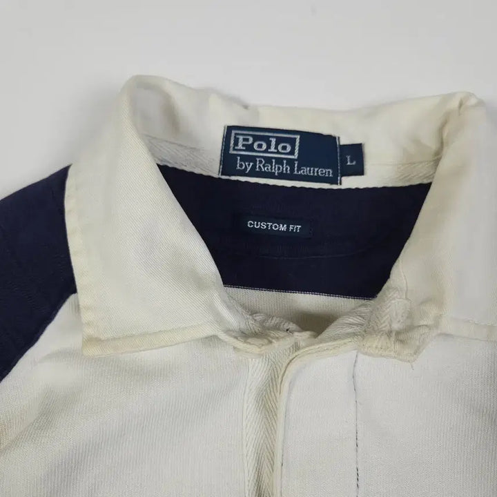 [BUNJANG] Polo Ralph Lauren Striped Rugby Shirt [L] / 폴로 랄프로렌 단가라 럭비티 [L]