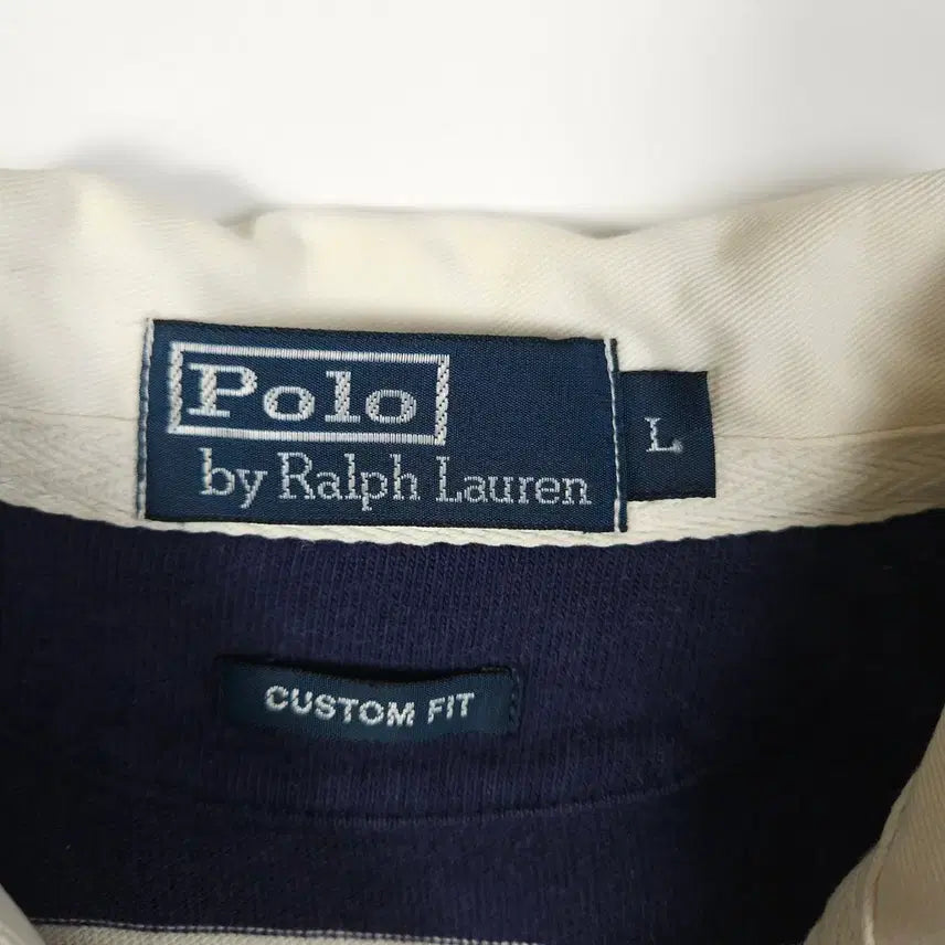[BUNJANG] Polo Ralph Lauren Striped Rugby Shirt [L] / 폴로 랄프로렌 단가라 럭비티 [L]