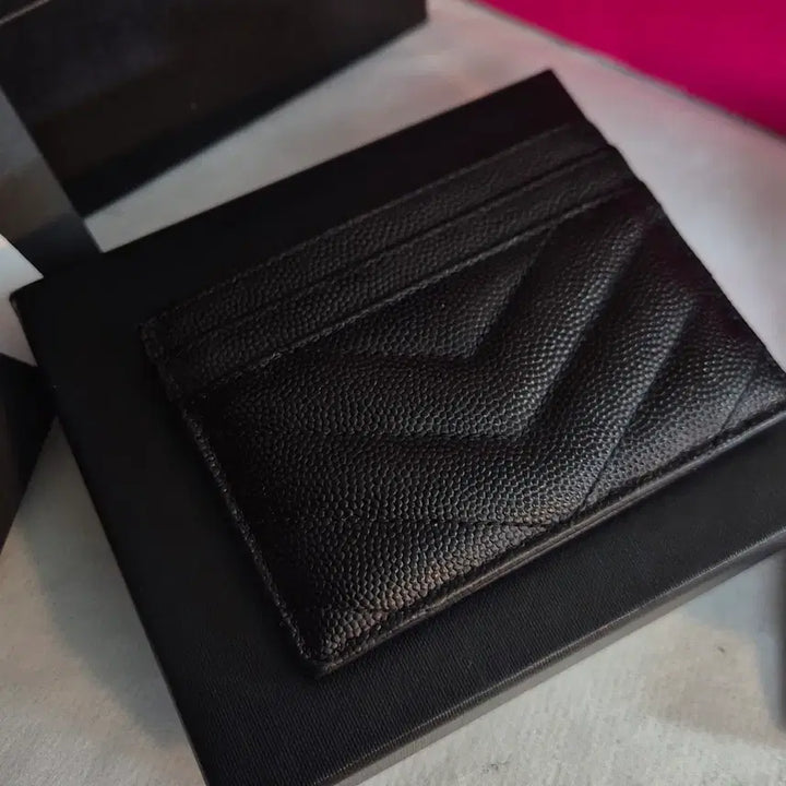 [BUNJANG] Saint Laurent Monogram Matelassé Quilted Card Wallet / [생로랑] 모노그램 마틀라세 퀼팅 카드지갑(풀구성)