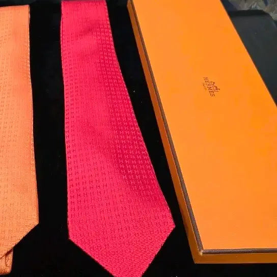 [SOLD OUT] [정품]에르메스 H넥타이 에르메스파코네H 넥타이 루비레드