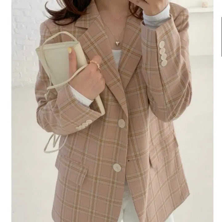 [BUNJANG] Pretty Young Thing Check Jacket / 프리티영띵 체크 자켓