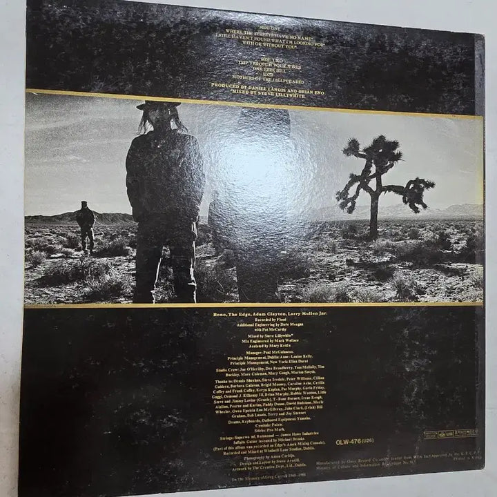 [SOLD OUT] U2 The Joshua Tree LP