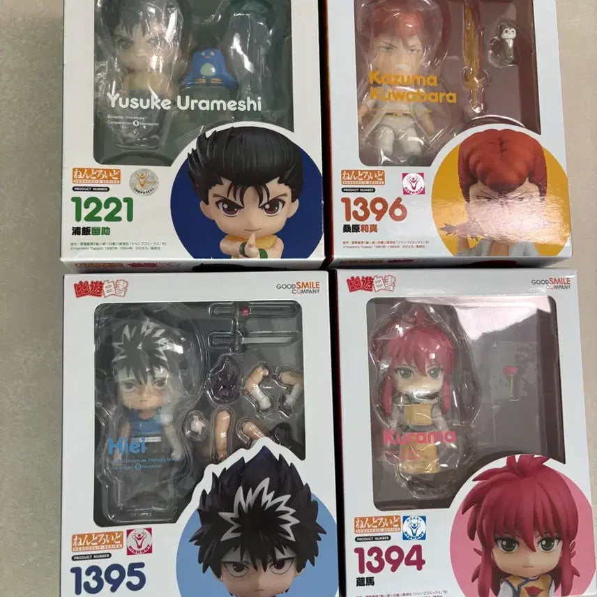 [SOLD OUT] 넨도로이드 유유백서 유스케 쿠라마 히에이 쿠와바라 세트 개봉품 팝니다