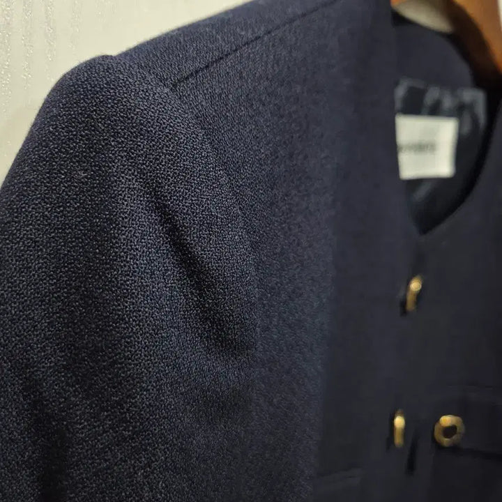 [BUNJANG] PRIVERITE Dark Navy Gold Button Jacket / (세일)JPN . PRIVERITE 다크네이비 금장 버튼 자켓