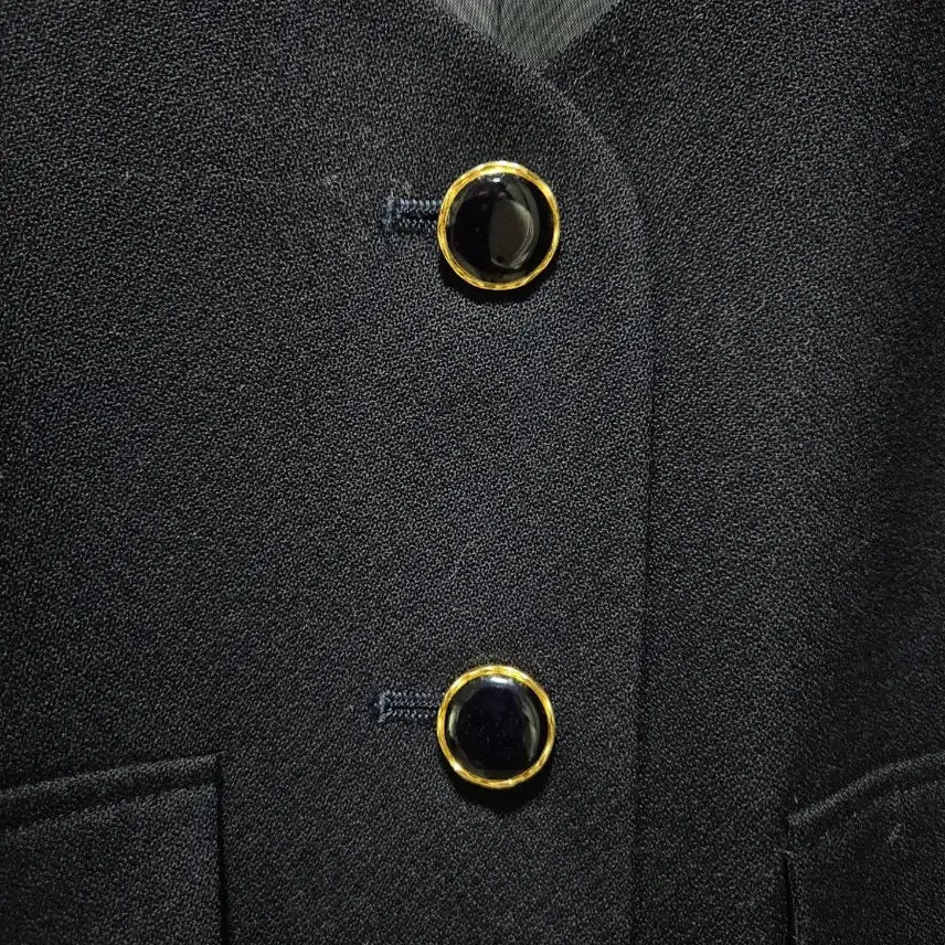 [BUNJANG] PRIVERITE Dark Navy Gold Button Jacket / (세일)JPN . PRIVERITE 다크네이비 금장 버튼 자켓