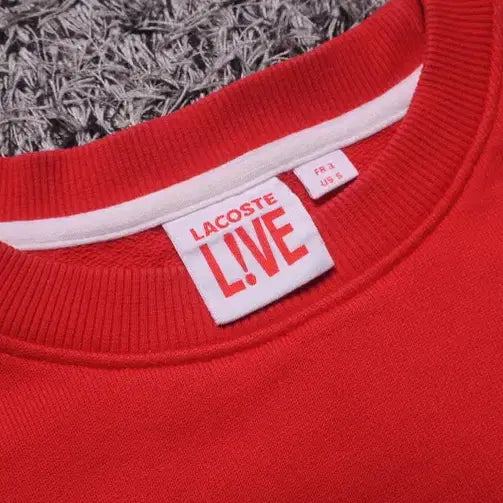 [SOLD OUT] 라코스테 여성 이쁜 레드색상 맨투맨 FREE