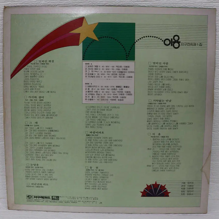 [BUNJANG] Lee Yong - The First Album LP Vinyl / [NO.5237] 이용 지구전속제1집 LP판